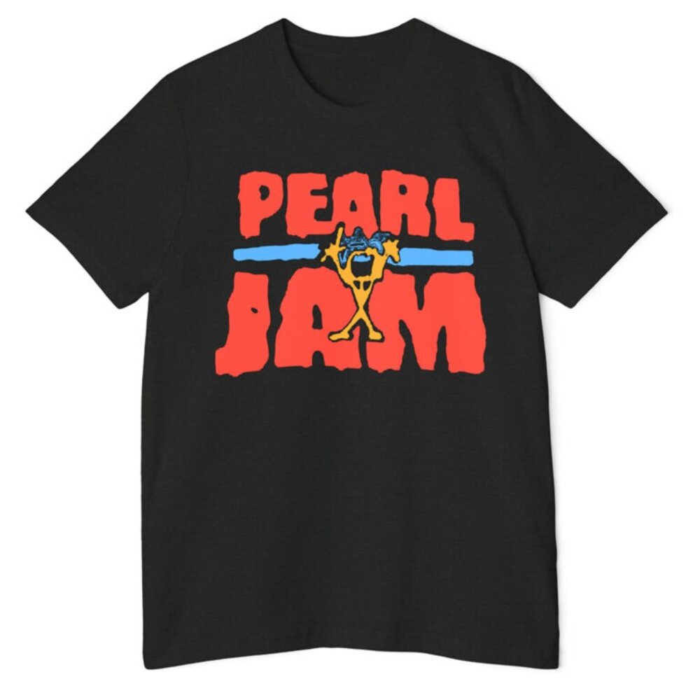 Pearl Jam Vintage 90s Grunge Concert Tour T Shirt Retro Rock Band Graphic Fan